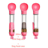 Pet Water Bottle Feeder Bowl Garbage Bag Storage Portable Pet Outdoor Travel 3 In 1 Dog Water Bottle - Elite Hub Essentials