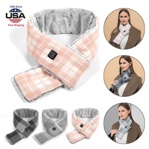 Electric Heated  Washable Unisex Scarf With 3 Mode