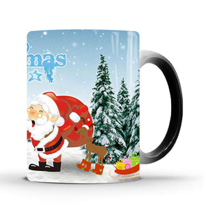 Merry Christmas Magic Mug Temperature Colour Changing Mugs Heat Sensitive