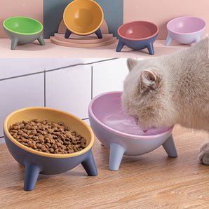 Cat Dog Bowl With Stand Pet Feeding Food Bowls Dogs Bunny Rabbit Nordic Color Feeder Product Supplies Pet Accessories - Elite Hub Essentials