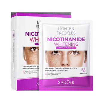 Niacinamide Whitening Freckles Facial Mask Remove Melasma Dark Spot Lightening Melanin Removal Moisturize Brighten Face SkinCare - Elite Hub Essentials