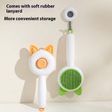 Pet Dog Brush Cat Comb Self Cleaning Pet Hair Remover Brush For Dogs Cats Grooming Tools Pets Dematting Comb Dogs Accessories Pet Products - Elite Hub Essentials