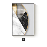 Abstract Geometric Canvas Painting Picture Home Decor Wall Poster - Elite Hub Essentials