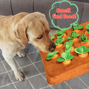 Pet Dog Toys Carrot Plush Toy Vegetable Chew Toy For Dogs Snuffle Mat For Dogs Cats Durable Chew Puppy Toy Dogs Accessories - Elite Hub Essentials